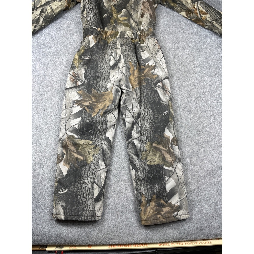Walls Advantage Camo Coveralls Youth Small Brown Insulated Hunting Suit Hardwood - Picture 6 of 13